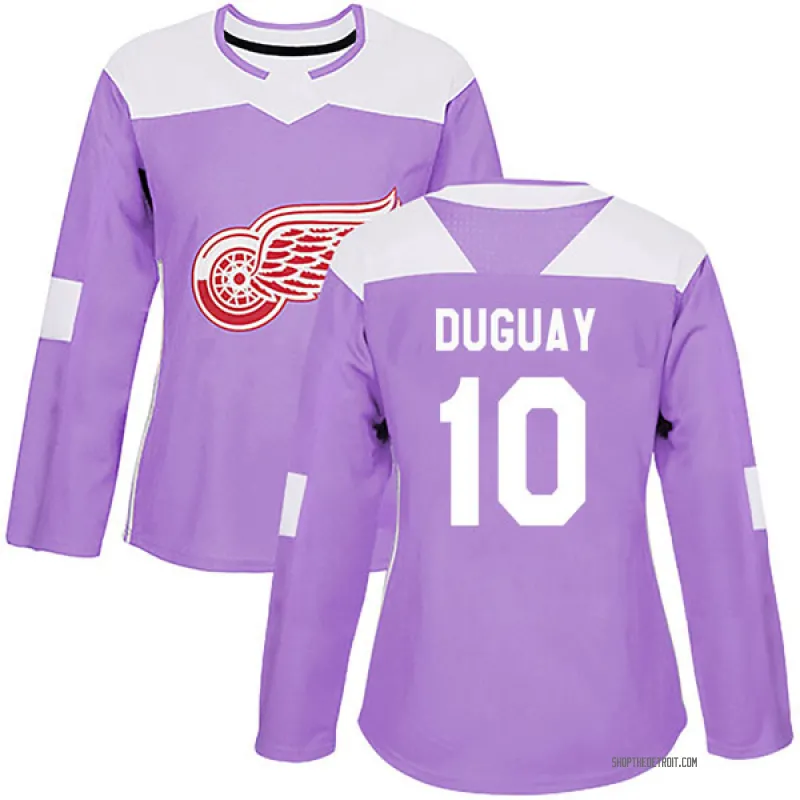 Purple red wings shop jersey