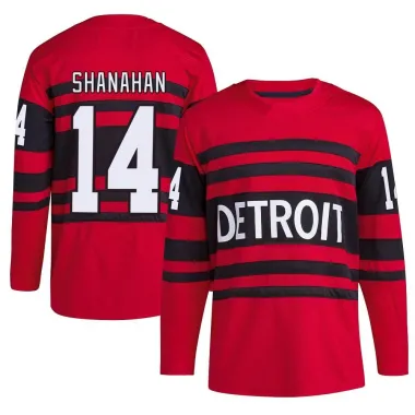 Red Men's Brendan Shanahan Authentic Detroit Red Wings Reverse Retro 2.0 Jersey
