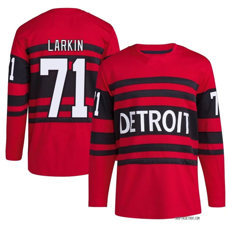 Red Men's Dylan Larkin Authentic Detroit Red Wings Reverse Retro 2.0 Jersey