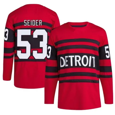 Red Men's Moritz Seider Authentic Detroit Red Wings Reverse Retro 2.0 Jersey