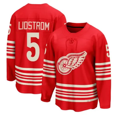 Red Men's Nicklas Lidstrom Breakaway Detroit Red Wings Centennial Jersey