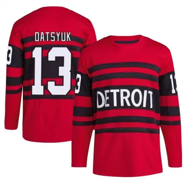 Red Men's Pavel Datsyuk Authentic Detroit Red Wings Reverse Retro 2.0 Jersey