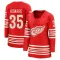 Red Women's Jimmy Howard Breakaway Detroit Red Wings Centennial Jersey