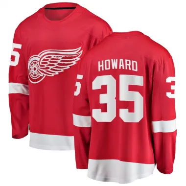 Red Youth Jimmy Howard Breakaway Detroit Red Wings Home Jersey