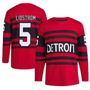 Red Youth Nicklas Lidstrom Authentic Detroit Red Wings Reverse Retro 2.0 Jersey