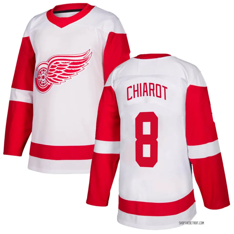 Mens red shop wings jersey