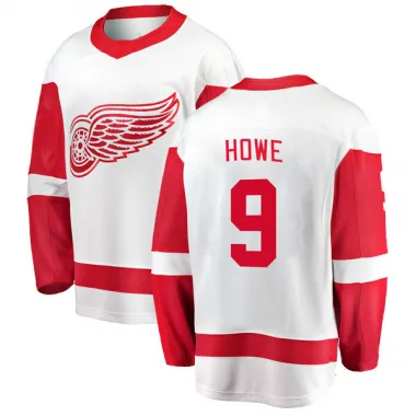 White Men's Gordie Howe Breakaway Detroit Red Wings Away Jersey