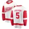 White Men's Nicklas Lidstrom Breakaway Detroit Red Wings Away Jersey