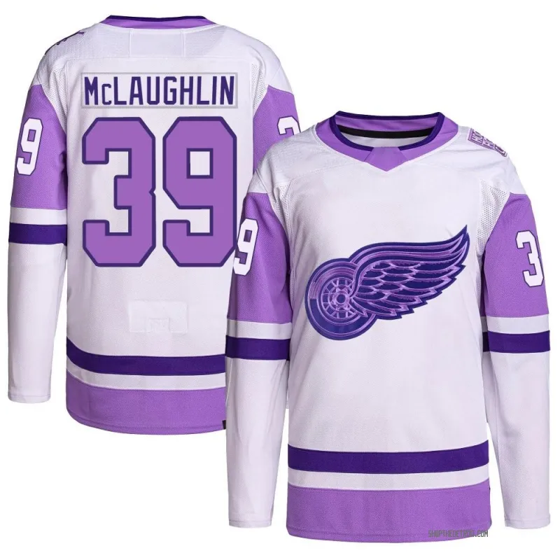 Detroit red wings purple jersey top