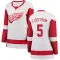 White Women's Nicklas Lidstrom Breakaway Detroit Red Wings Away Jersey